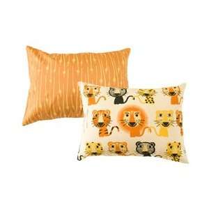  Pixel Organics Lions Tigers Kittens Oh My Boudoir Pillow 