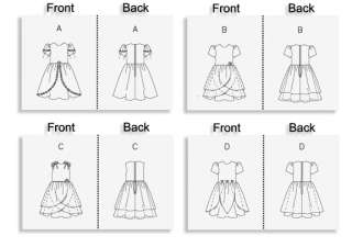 Childs Special Dress Pattern 2 5 Butterick 4115 OOP  