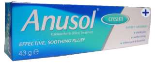 ANUSOL LARGE 43G CREAM   HEMORRHOIDS/HAEMORRHOIDS/PILES 5010123707576 