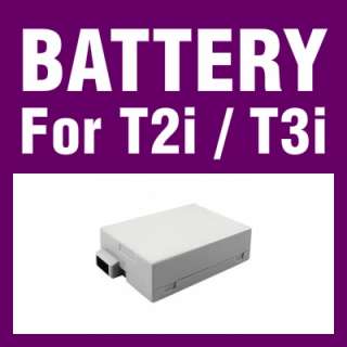 High Capacity Battery for Canon T2i / T3i  