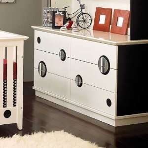  Munire Double Dresser Cirque Black & White