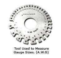   chart for you which shows the conversion between gauge inches and