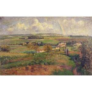  Oil Painting: The Rainbow: Camille Pissarro Hand Painted 