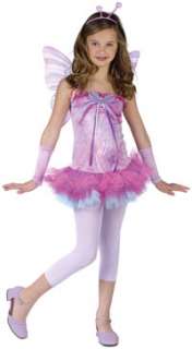 Child Large Girls Fluttery Butterfly Costume   Fairy Co  