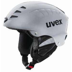  UVEX Superhelix IAS Freeride Alpine Helmet,Silver,X Large 