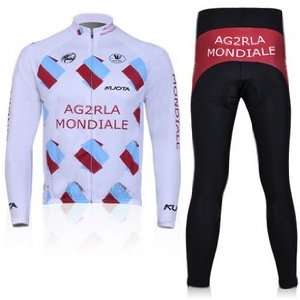  2012 AG2R cycling jersey long sleeved tenaciouslife 