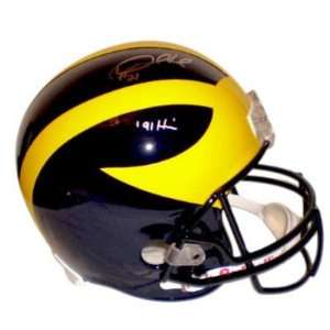  Desmond Howard Signed Michigan Heisman F/S Helmet COA 