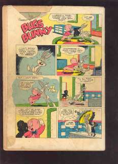 Four Color 274 Bugs Bunny comic book Reporter detective  
