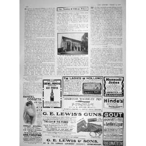  1910 OLD BANQUETING HALL ELTHAM PALACE LEWIS GUNS