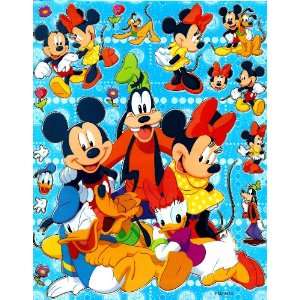 Mickey & Pals Fab 5 Disney Sticker Sheet PM45 ~ Mickey Minnie Goofy 