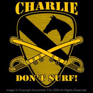 Charlie Don’t Surf! Shirt Air Cavalry Apocalypse Now  