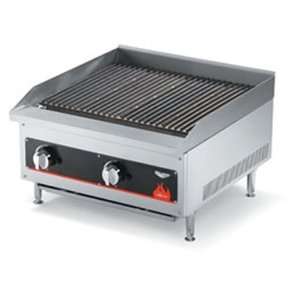  Commercial Charbroiler, Lava Rock and Radiant, Gas, 24 