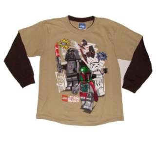   Star Wars The Empire Characters Boys Long Sleeve T shirt: Clothing