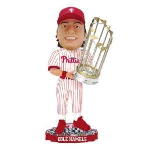  Cole Hamels Phillies World Series Champs Bobblehead: Sports & Outdoors