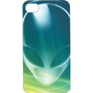 Clear Hard Plastic Case Custom Designed Transparent Alien Head iPhone 