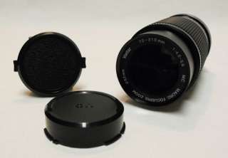 Foryour consideration is a 1:4.5   5.6 70 210mm MC Macro Zoom Lens, by 