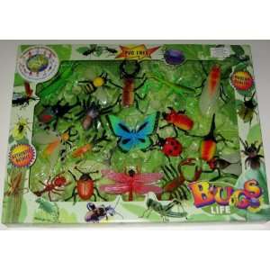  Bug Life 18 Piece Playset: 3 to 5 inch Plastic Insect 