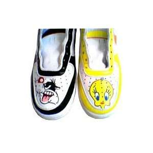   Air Force One Low Top (White/Tweety & Sylvester)