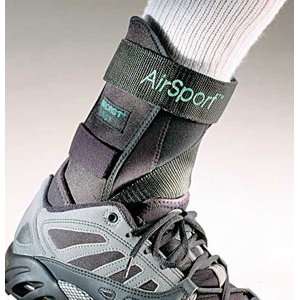  Airsport Aircast Ankle Brace   Left, Size Medium Health 