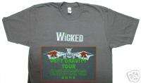 WICKED Tour Defy Gravity SMALL Tee Shirt   New  