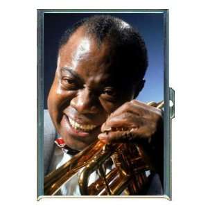 LOUIS ARMSTRONG JAZZ PHOTO ID Holder, Cigarette Case or Wallet: MADE 