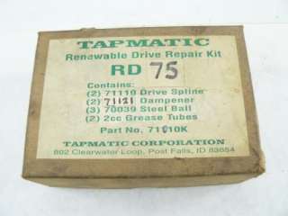 TAPMATIC RD 75 RENEWABLE DRIVE REPAIR KIT 71010K  