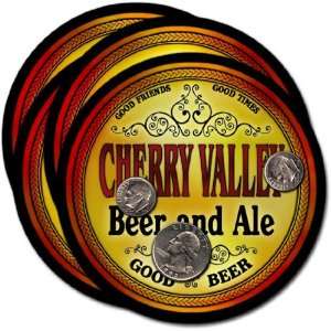  Cherry Valley, NY Beer & Ale Coasters   4pk Everything 