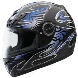  Scorpion EXO 400 Sonic Helmet   X Large/Blue: Automotive