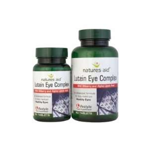  Natures Aid Lutein Eye Complex 10mg Lutein 90 Capsules 