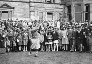 BOBBY JONES JR PHOTO ST ANDREWS OLD COURSE SCOTLAND OLDEST COURSE IN 