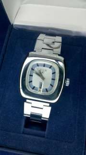 Vintage ELGIN IN BOX Day & Date 17 Jewel Mechanical Wrist watch 