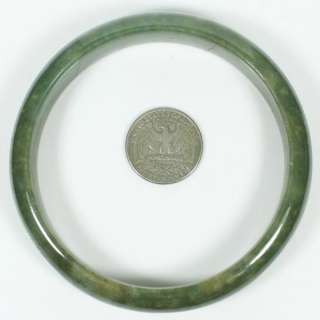   77mm Extra Large Green Bangle 100% Natural Untreated Real A Jadeite