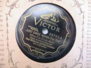 78 rpm VICTOR VE PAUL WHITEMAN Once again Victrola  