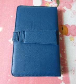   Leather Blue Case&Keyboard USB2.0 for 7 Tablet PC Epad Apad MID