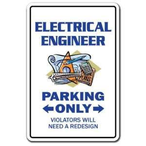  ELECTRICAL ENGINEER Parking Sign engineering tools gift 