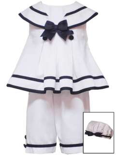   Rare Editions sz 6 9 months White Sailor Capri Easter Clothes  