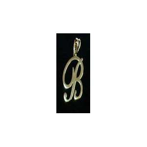  Your Initial Gold Filled Charm Pendant   B Everything 