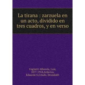   ,ArderÃ­us, Eduardo G,Criado, Deusdedit Foglietti Alberola: Books