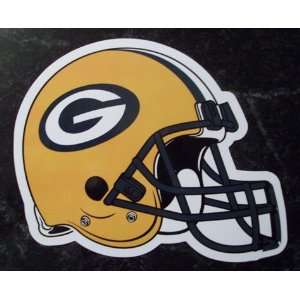 Green Bay Packers Helmet Logo NFL Car Magnet:  Sports 