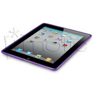 Funda GEL/GOMA Apple iPad 2 color LILA MORADO PURPLE  