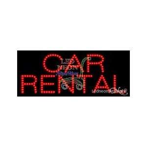  Car Rental LED Sign: Office Products