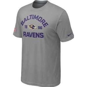 Baltimore Ravens Heathered Grey Nike Arch T Shirt  Sports 