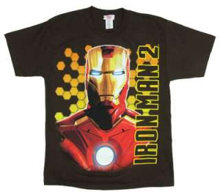 Bust Shot (Glow In The Dark)   Iron Man 2 Boys T shirt  