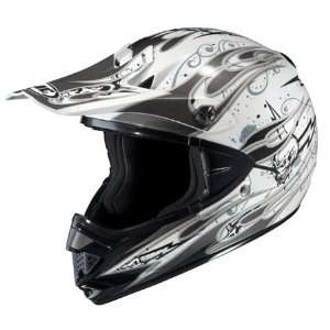    HJC CL X5N Fang Full Face Helmet Small  Silver: Automotive