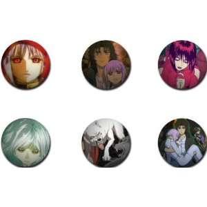   WOLFS RAIN Pinback Buttons 1.25 Pins / Badges Anime 