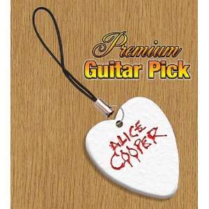  Alice Cooper Mobile Phone Charm Bass Guitar Pick Both 