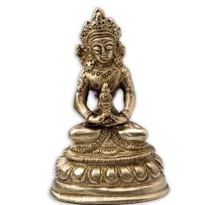  Sculpture Metal Brass Statue Art Buddha Tara Buddhist God 