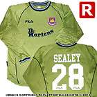 Fila WEST HAM UNITED 1999 Les SEALEY #28 Goalkeeper Football Shirt 