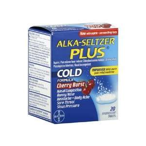 Alka Seltzer Plus Cold Cherry Blast 20 ct
