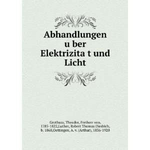   Diedrich, b. 1868,Oettingen, A. v. (Arthur), 1836 1920 Grothuss Books